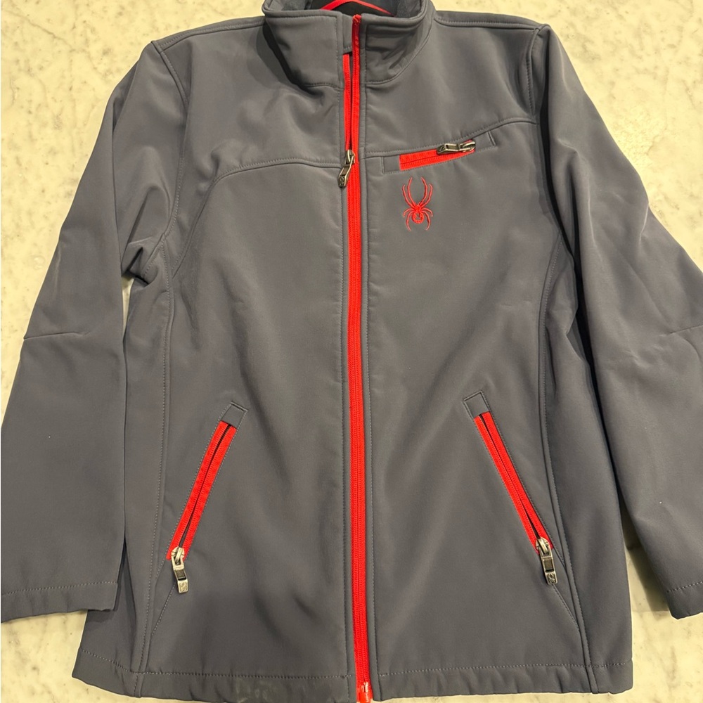 Spyder Kids Jacket with Red Accents